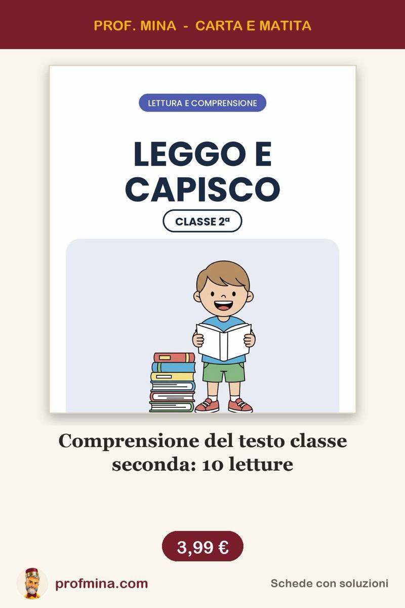 Comprensione del testo classe seconda: 10 letture